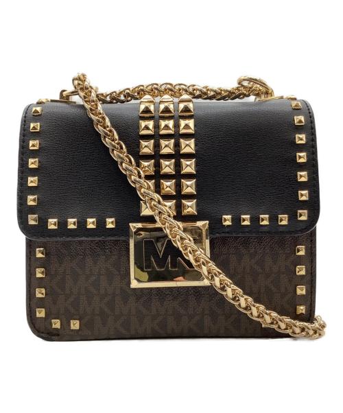 MICHAEL KORS（マイケルコース）MICHAEL KORS (マイケルコース) NEW MICHAEL KORS BAGS 35F1G6SS1B MERLO SHOULDER BAG ブラウンの古着・服飾アイテム