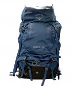 OSPREYオスプレー）の古着「バックパック　OSPREY（オスプレイ）　OS50383003004　ケストレル38」｜アトラスブルー