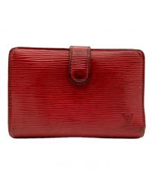 LOUIS VUITTON（ルイ ヴィトン）の古着「LOUIS VUITTON（ルイ　ヴィトン）　エピ　M6324E　Viennois Wallet Epi "Rouge"　MI0091」｜レッド