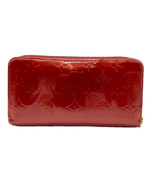 LOUIS VUITTON（ルイ ヴィトン）LOUIS VUITTON (ルイ ヴィトン) LOUIS VUITTON（ルイ　ヴィトン）　ヴェルニ　M91732　ジッピー ウォレット　CA4078 レッドの古着・服飾アイテム