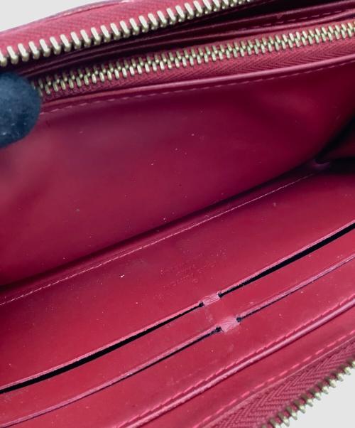 LOUIS VUITTON（ルイ ヴィトン）LOUIS VUITTON (ルイ ヴィトン) LOUIS VUITTON（ルイ　ヴィトン）　ヴェルニ　M91732　ジッピー ウォレット　CA4078 レッドの古着・服飾アイテム