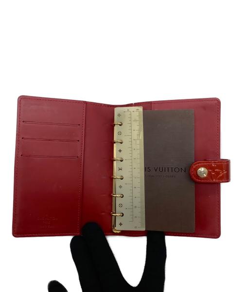 LOUIS VUITTON（ルイ ヴィトン）LOUIS VUITTON (ルイ ヴィトン) LOUIS VUITTON（ルイ　ヴィトン）　ヴェルニ　CA5111　Agenda fonctionnel PM レッドの古着・服飾アイテム