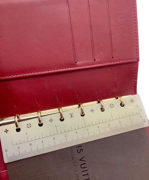 LOUIS VUITTON（ルイ ヴィトン）LOUIS VUITTON (ルイ ヴィトン) LOUIS VUITTON（ルイ　ヴィトン）　ヴェルニ　CA5111　Agenda fonctionnel PM レッドの古着・服飾アイテム