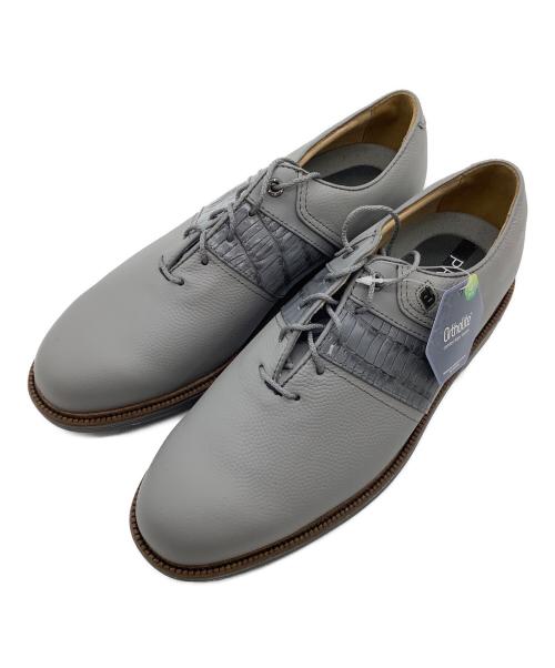 FOOT-JOY（フットジョイ）FOOT-JOY (フットジョイ) プレミアシリーズ パッカード スパイクレス　ゴルフシューズ グレー サイズ:9　2/1の古着・服飾アイテム