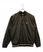 New Eraニューエラ）の古着「ハーフジップジャケット　New Era（ニューエラ）」｜ブラック