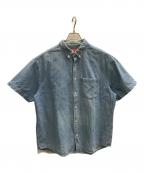 SUPREMEシュプリーム）の古着「バックプリントデニムシャツ」｜インディゴ