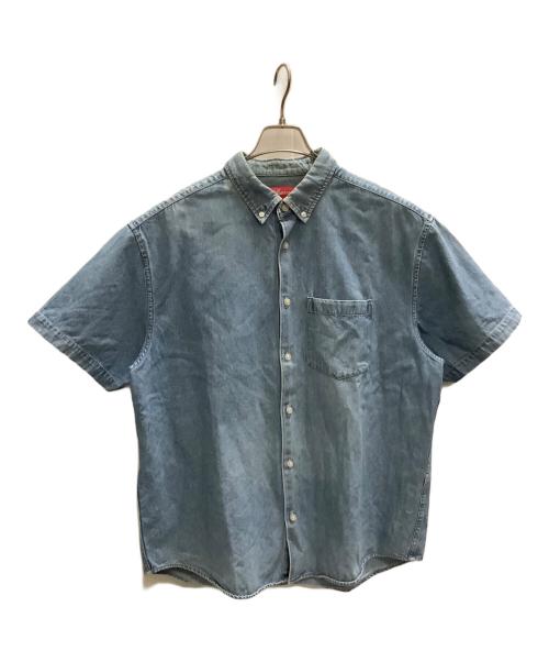 SUPREME（シュプリーム）SUPREME (シュプリーム) バックプリントデニムシャツ インディゴ サイズ:SIZE Mの古着・服飾アイテム