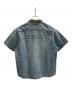 SUPREME (シュプリーム) バックプリントデニムシャツ インディゴ サイズ:SIZE M：17000円