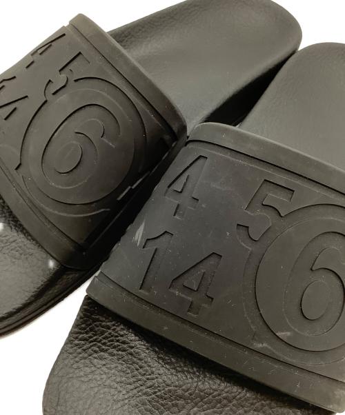 MM6 Maison Margiela（エムエムシックスメゾンマルジェラ）MM6 Maison Margiela (エムエムシックスメゾンマルジェラ) シャワーサンダル ブラック サイズ:SIZE 39の古着・服飾アイテム