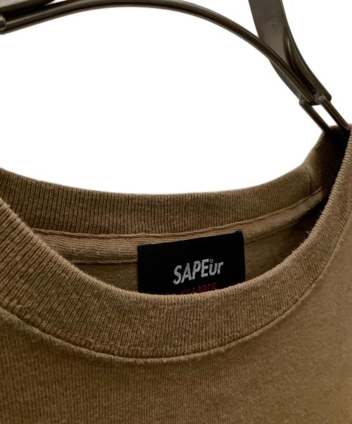 SAPEur（サプール）SAPEur (サプール) 半袖カットソー　SAPEur（サプール）　デニス・ロッドマン ブラウン サイズ:xxlの古着・服飾アイテム