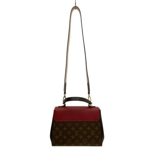 LOUIS VUITTON（ルイ ヴィトン）LOUIS VUITTON (ルイ ヴィトン) 2WAYバッグ レッド×ブラウンの古着・服飾アイテム