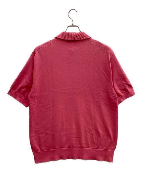 CABAN（キャバン）CABAN (キャバン) ポロニットプルオーバ ピンク サイズ:SIZE Mの古着・服飾アイテム