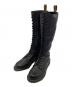 Dr.Martens（ドクターマーチン）の古着「ロングブーツ　Dr.Martens（ドクターマーチン）	1B60　BEX20ホール ブーツ」｜ブラック
