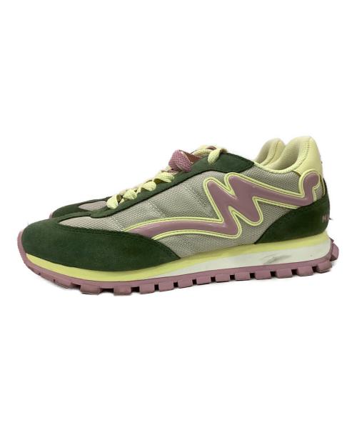 MARC JACOBS（マークジェイコブス）MARC JACOBS (マークジェイコブス) スニーカー The Jogger ピンク×グリーン サイズ:SIZE 37の古着・服飾アイテム