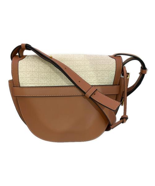 LOEWE（ロエベ）LOEWE (ロエベ) ゲートデュアルミニバッグ　LOEWE（ロエベ）　06 21 46 ベージュの古着・服飾アイテム