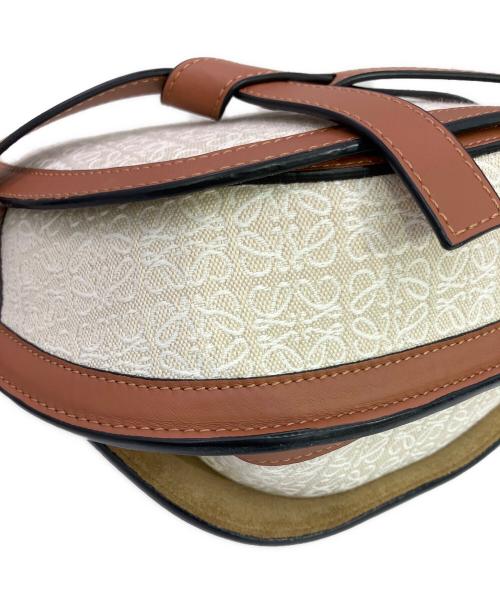 LOEWE（ロエベ）LOEWE (ロエベ) ゲートデュアルミニバッグ　LOEWE（ロエベ）　06 21 46 ベージュの古着・服飾アイテム