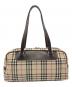 BURBERRY (バーバリー) BURBERRY(バーバリー) ミニボストンバッグ	84887 ブラウン×ベージュ：35000円