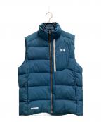 UNDER ARMOURアンダーアーマー）の古着「ダウンベスト　UNDER ARMOUR　（アンダーアーマー）」｜ネイビー