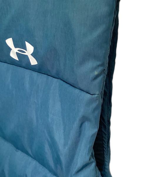 UNDER ARMOUR（アンダーアーマー）UNDER ARMOUR (アンダーアーマー) ダウンベスト　UNDER ARMOUR　（アンダーアーマー） ネイビー サイズ:XLの古着・服飾アイテム