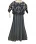 diamond dorry doll (ダイアモンド ドーリー ドール) オリジナル柄レース×プリーツワンピース グレー サイズ:38 未使用品：12000円