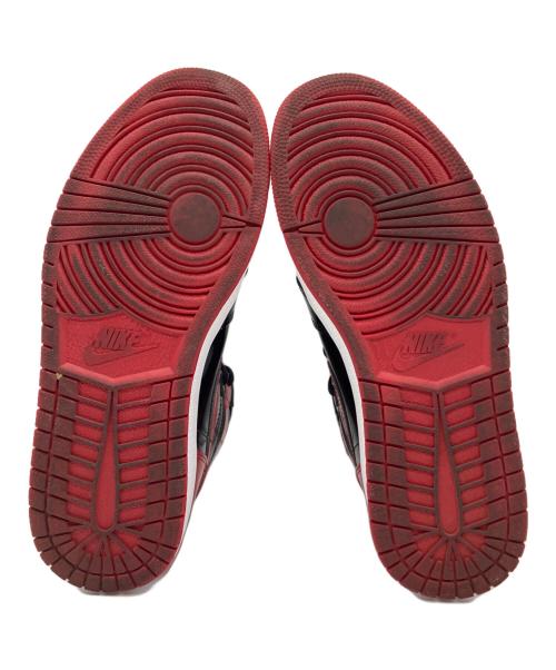 NIKE（ナイキ）NIKE (ナイキ) ハイカットスニーカー　NIKE　（ナイキ）555088-063 レッド×ブラック サイズ:28の古着・服飾アイテム