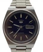 SEIKOセイコー）の古着「SEIKO（セイコー）　7009-3130　ファイブ」｜ブラック