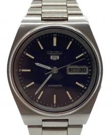 SEIKO（セイコー）の古着「SEIKO（セイコー）　7009-3130　ファイブ」｜ブラック