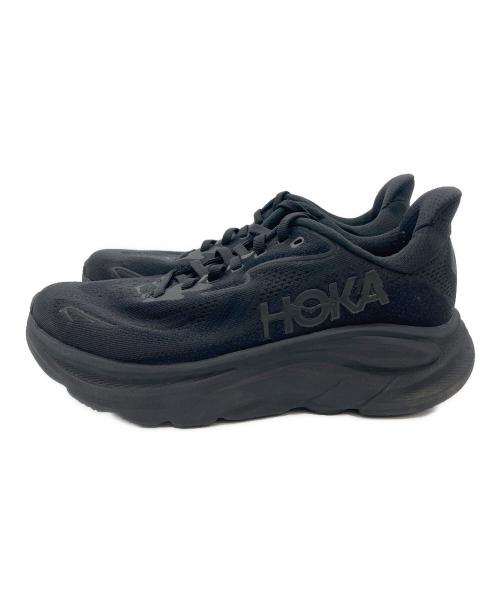 HOKA（ホカ）HOKA (ホカ) ランニングシューズ クリフトン 10 ブラック サイズ:23.5cmの古着・服飾アイテム
