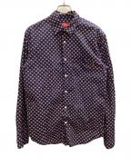 SUPREMEシュプリーム）の古着「12AW Polka Dot Shirt」｜ネイビー×レッド