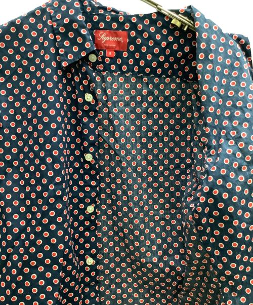 SUPREME（シュプリーム）Supreme (シュプリーム) 12AW Polka Dot Shirt ネイビー×レッド サイズ:SIZE Sの古着・服飾アイテム