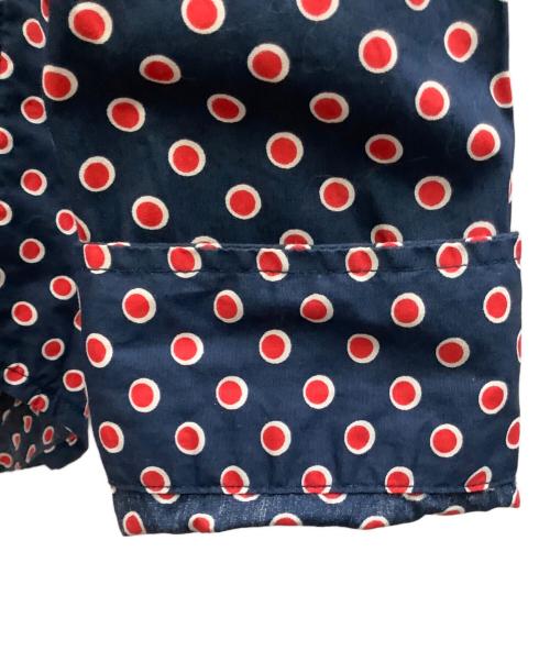 SUPREME（シュプリーム）Supreme (シュプリーム) 12AW Polka Dot Shirt ネイビー×レッド サイズ:SIZE Sの古着・服飾アイテム