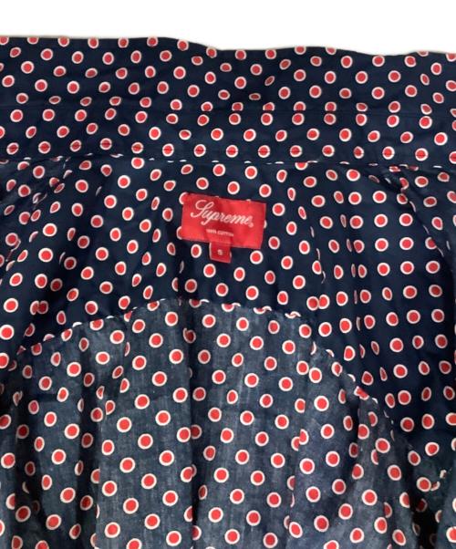 SUPREME（シュプリーム）Supreme (シュプリーム) 12AW Polka Dot Shirt ネイビー×レッド サイズ:SIZE Sの古着・服飾アイテム