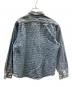SUPREME (シュプリーム) Warp Jacquard Logos Denim Shirt インディゴ サイズ:M：15000円