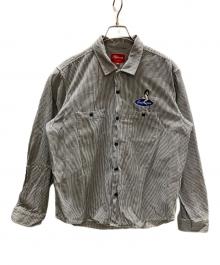 SUPREME（シュプリーム）の古着「Pin up work shirt」｜ネイビー