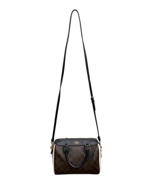 COACH（コーチ）COACH (コーチ) シグネチャー　F68100 ブラウンの古着・服飾アイテム