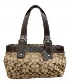 COACHコーチ）の古着「シグネチャー　ソーホー　F13742」｜ベージュ