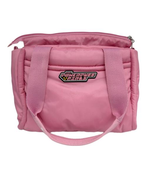 LeSportsac × THE POWERPUFF GIIRLS（レスポートサック）LeSportsac × THE POWERPUFF GIIRLS (レスポートサック) ハンドバッグ ピンクの古着・服飾アイテム