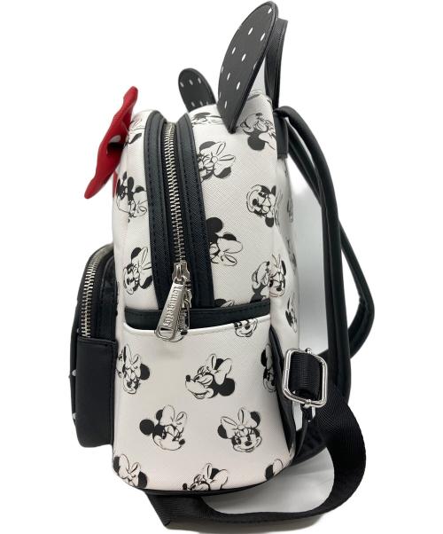 DISNEY（ディズニー）Disney (ディズニー) リュック ブラック×ホワイトの古着・服飾アイテム