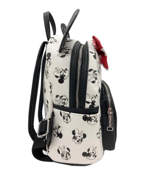 DISNEY（ディズニー）Disney (ディズニー) リュック ブラック×ホワイトの古着・服飾アイテム