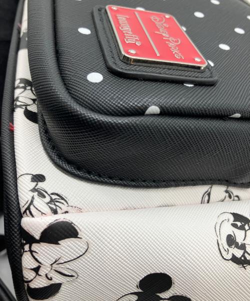 DISNEY（ディズニー）Disney (ディズニー) リュック ブラック×ホワイトの古着・服飾アイテム