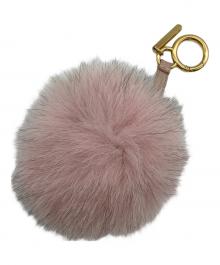 FENDI（フェンディ）の古着「ポンポンチャーム」｜ピンクベージュ