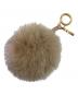 FENDI (フェンディ) ポンポンチャーム ピンクベージュ：10000円