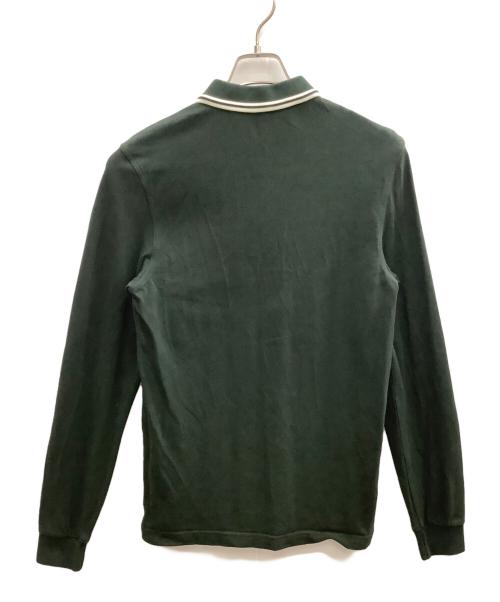 FRED PERRY（フレッドペリー）FRED PERRY (フレッドペリー) ツインティップライン ロングスリーブポロシャツ グリーン サイズ:SIZE Sの古着・服飾アイテム