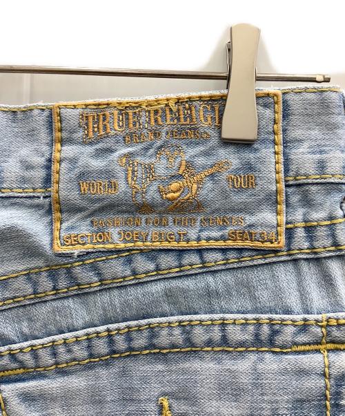TRUE RELIGION（トゥルー レリジョン）TRUE RELIGION (トゥルー レリジョン) デニムパンツ　	JOEY BIG T スワロフスキー  インディゴ サイズ:SIZE 78.5cm (W31)の古着・服飾アイテム