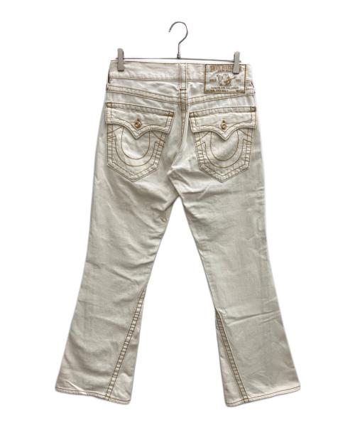 TRUE RELIGION（トゥルー レリジョン）TRUE RELIGION (トゥルー レリジョン) デニムパンツ　TRUE RELIGION（トゥルー レリジョン）　JOEY BIG T ホワイト サイズ:73.5cm（ｗ29）の古着・服飾アイテム
