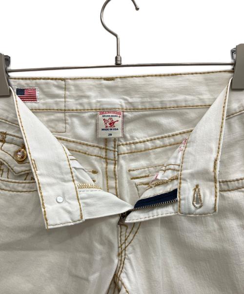 TRUE RELIGION（トゥルー レリジョン）TRUE RELIGION (トゥルー レリジョン) デニムパンツ　TRUE RELIGION（トゥルー レリジョン）　JOEY BIG T ホワイト サイズ:73.5cm（ｗ29）の古着・服飾アイテム
