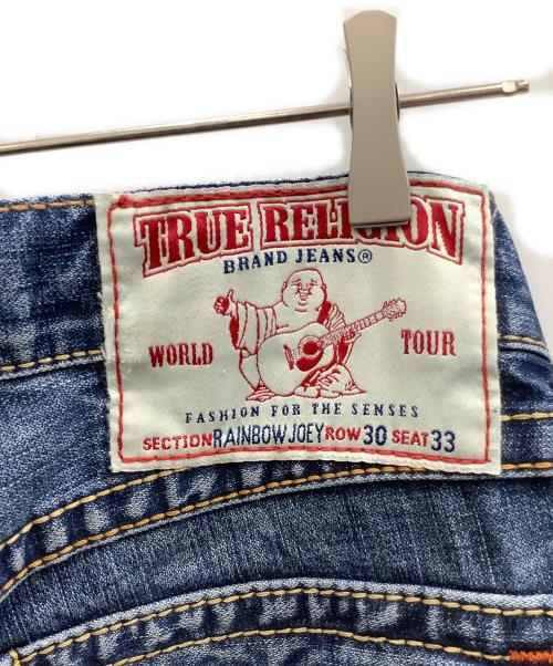 TRUE RELIGION（トゥルー レリジョン）TRUE RELIGION (トゥルー レリジョン) デニムパンツ　	RAINBOW JOEY インディゴ サイズ:SIZE 76cm (W30)の古着・服飾アイテム