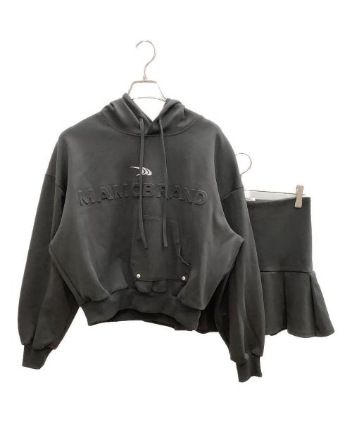 MAMC（エムエーエムシー）MAMC (エムエーエムシー) セットアッププルオーバーパーカー ブラック サイズ:SIZE Mの古着・服飾アイテム