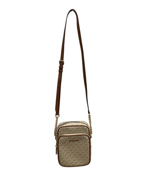 MICHAEL KORS（マイケルコース）MICHAEL KORS (マイケルコース) ショルダーバッグ ベージュの古着・服飾アイテム