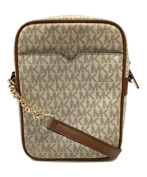 MICHAEL KORS（マイケルコース）MICHAEL KORS (マイケルコース) ショルダーバッグ ベージュの古着・服飾アイテム